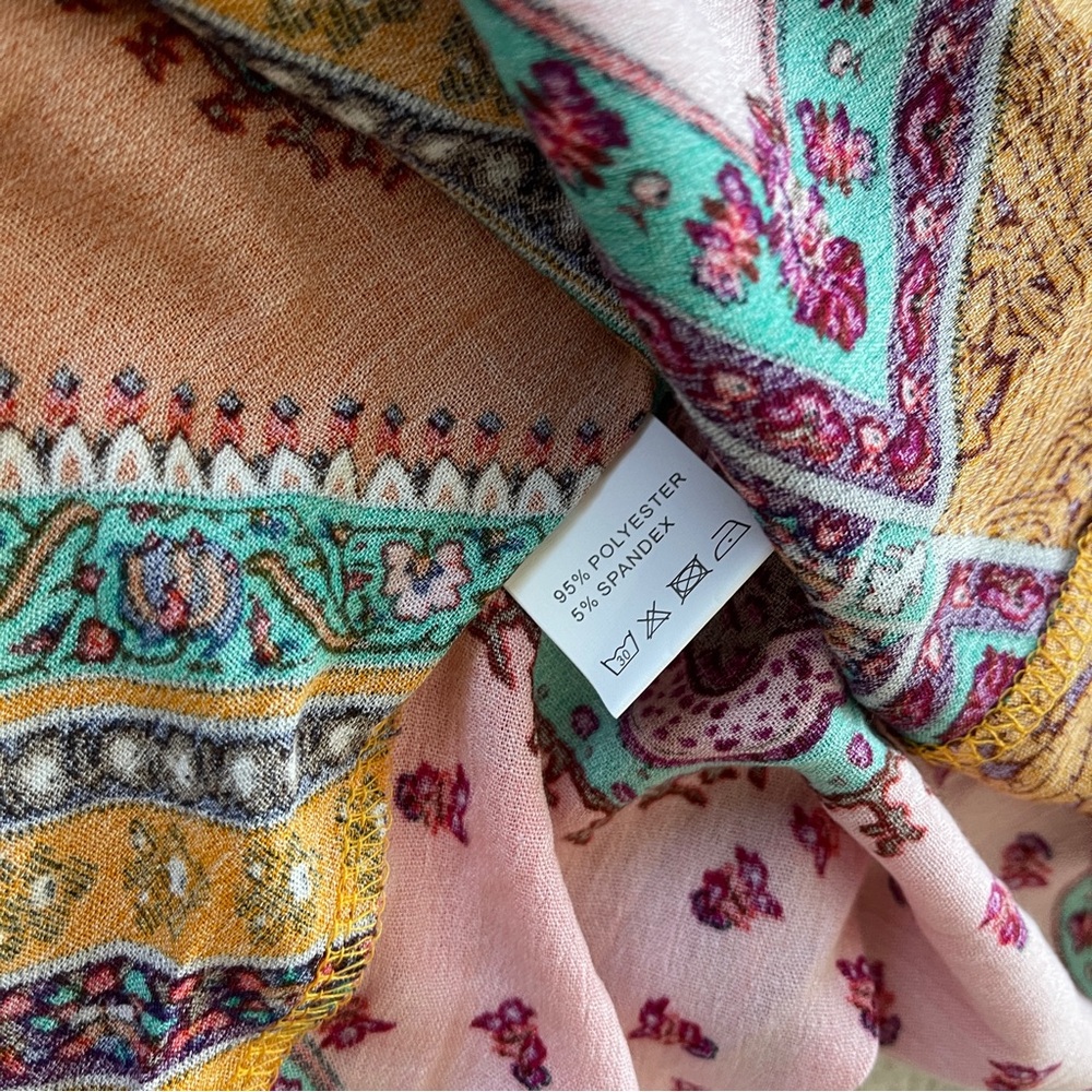 Colorful scarf patch Pattern L - Picture 4 of 4